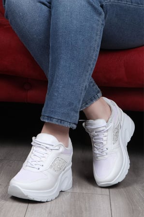 Flet 185 Beyaz Kadın Spor Sneaker