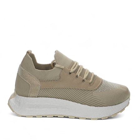 Flet 305 Bej Kadın Spor Sneaker