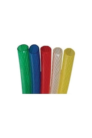 Şeffaf Hortumlar (Standart) Bahçe Sulama Hortumu Örgülü Su 1/2" - 50 Metre