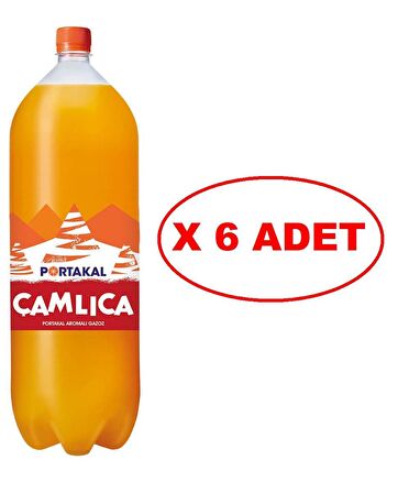 Çamlıca Portakal Aromalı Gazoz 2,5 Lt X 6 Adet