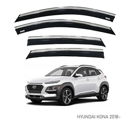 EKİCİLER HYUNDAI KONA 2018 SONRASI KROMLU CAM RÜZGARLIĞI