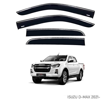 EKİCİLER ISUZU D-MAX 2021 SONRASI KROMLU CAM RÜZGARLIĞI