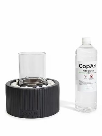 CopArt Alba Black Biyoetanol Masaüstü Şömine