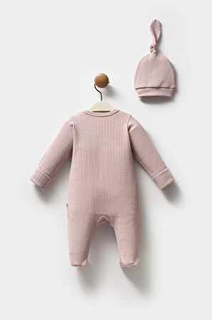 Moi Noi Şapkalı Tulum Mnb1235 Mürdüm