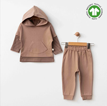 Eslenza Baby Organik 2'li Takım 0051 Kahve