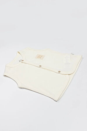 Modal Flying Balloons Bebek Yelek Bs18110 Ekru