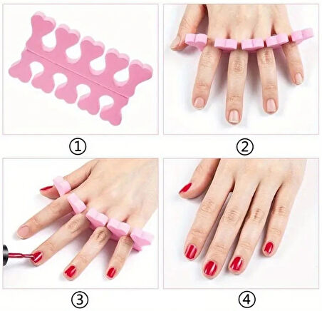 Parmak Ayırıcı Sünger Manikür Pedikür Aparatı 5 Adet