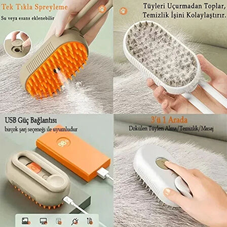 Saplı Buharlı Kedi Tarağı