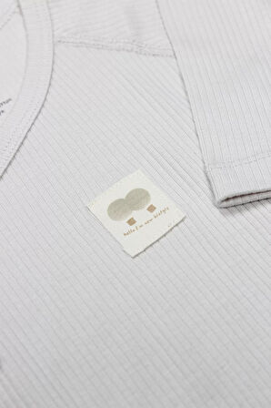 Organic Modal Flying Balloons Kruvaze Uzun Kol Body Bs17121 Bej