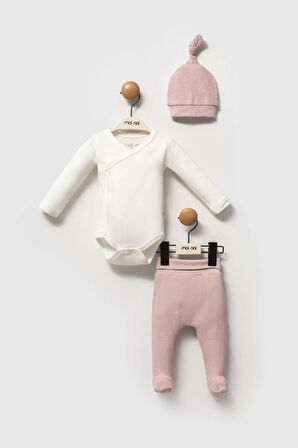 Moi Noi Şapkalı Badi Pantolon Takım Mnb5345 Mürdüm