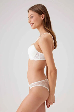 Balenli Desteksiz Sütyen Takımı Kadın 4030