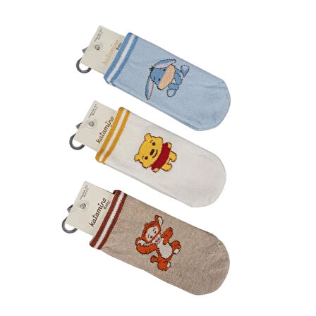 Katamino İyor Erkek Bebek Soket Çorap K46294 Asorti