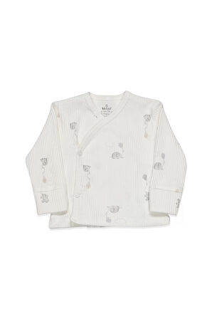 Bistyle Flying Elephant 3'lü Zıbın Takım 13111 Ekru Gri