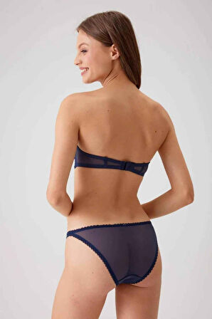 Balenli Straplez Destekli Sütyen Takımı Kadın 4563