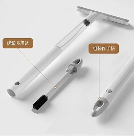 4 İn 1 Spreyli Çek Çekli Camsil Ve Fırça Aparatı