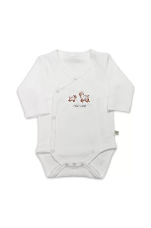 Bistyle Curly Lamb Uzun Kol Kravuze Body 17111 Bej Mavi Ekru