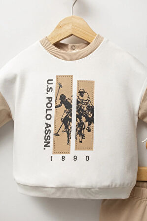 U.s. Polo Assn 2 Li Takım Usb2548 Beyaz-bej