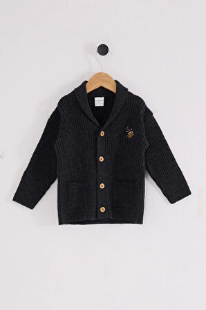 U.s. Polo Assn Bebek Hırka Usb2608 Antrasit Melanj