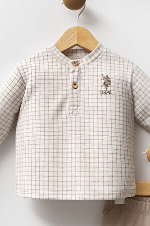 U.s. Polo Assn 2 Li Takım Usb2576 Bej Melanj