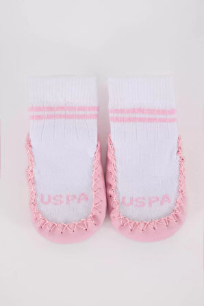 U.s. Polo Assn Çarık Çorap Usb2800 Beyaz-pembe