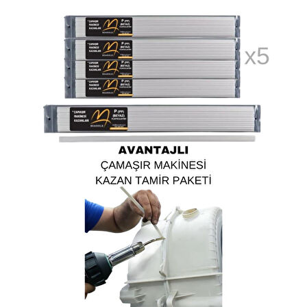 ÇAMAŞIR MAKİNESİ KAZAN TAMİRİ ELEKTROTU X5PAKET