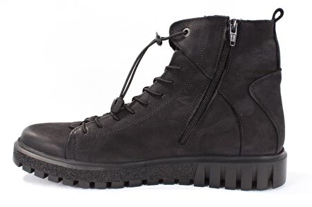 Hammer Jack 10217945 Siyah ortopedik Günlük Deri Erkek Ayakkabı