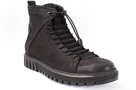 Hammer Jack 10217945 Siyah ortopedik Günlük Deri Erkek Ayakkabı