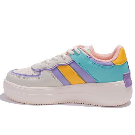 Lumberjack Freya Bej Lila Ortopedik Günlük Kadın Spor Ayakkabı