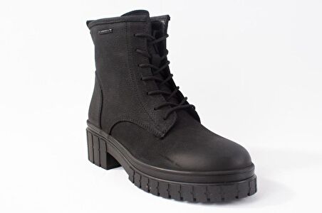 Hammer Jack 10220832 Siyah Nubuk Ortopedik Günlük Deri Kadın Bot