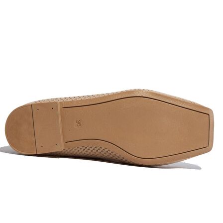 Dagoster DZA07-557702 Nut Örgülü Klasik Topuklu Kadın Ayakkabı