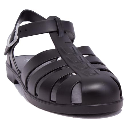 Igor S10259 Bıarrıtz Mate Siyah Ortopedik Günlük Kadın Sandalet
