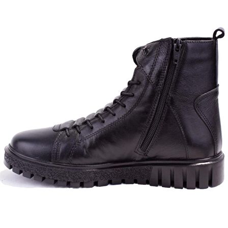 Hammer Jack 10217945 Siyah Ortopedik Günlük Erkek Deri Bot