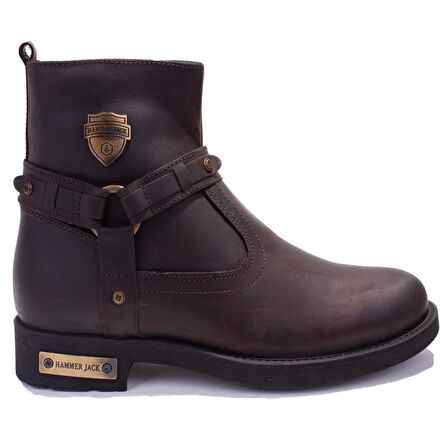 Hammer Jack 1026000 Kahve Ortopedik Günlük Deri Erkek Bot