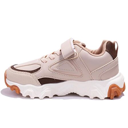 Vicco Jessy 950F23K309 Bej Ortopedik Günlük Erkek Çocuk Spor Ayakkabı