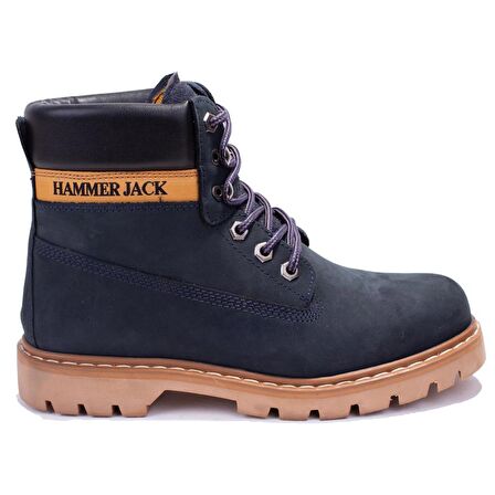 Hammer Jack 10216600 Petrol Ortopedik Günlük Unisex Deri Bot