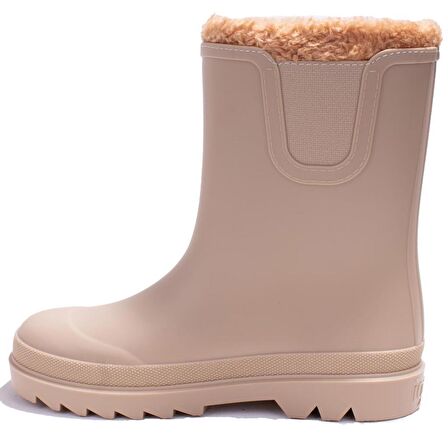 İgor W10290 Tokio Burreguito Bej Ortopedik Kürklü Erkek Çocuk Yağmur Çizme