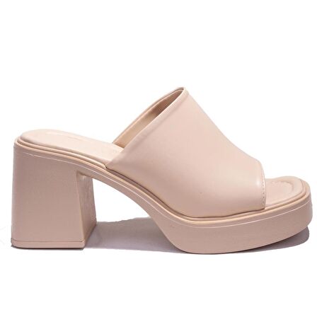Dagoster DZA07-890201C Ten Spor Topuklu Kadın Terlik