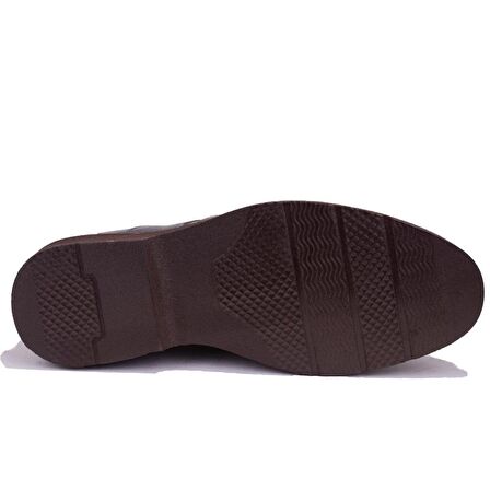 Dagoster DMA08-621C Kahve Ortopedik Günlük Erkek Deri Ayakkabı