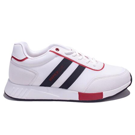 U.S Polo Assn DragoCC Beyaz Lacivert Ortopedik Günlük  Erkek Spor Ayakkabı