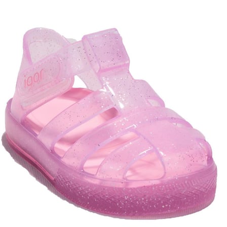 Igor S10265CC Star Glitter Pembe Ortopedik Günlük Kız Çocuk Sandalet