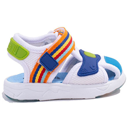 Vicco Flow II 332P24Y202CN Beyaz Mavi Ortopedik Günlük Erkek Çocuk Spor Sandalet