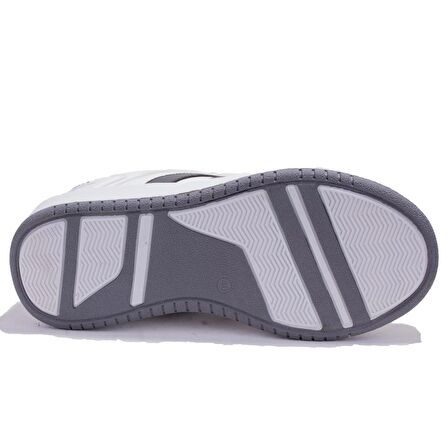 Kinetix KortCN Pu Beyaz Gri Ortopedik Günlük Erkek Spor Ayakkabı