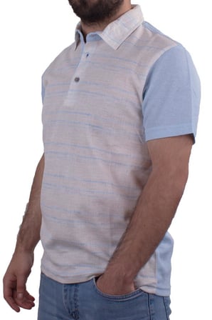 Twister Jeans 2281CN Mavi Polo Yaka Erkek T-Shirt