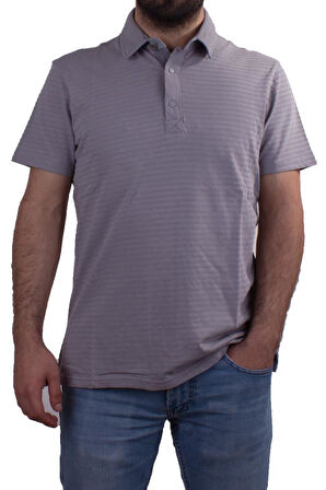 Twister Jeans 2214CN Gri Polo Yaka Erkek T-Shirt