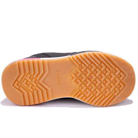 Kinetix BlazeCN Pu Siyah Fuşya Ortopedik Günlük Kadın Spor Ayakkabı