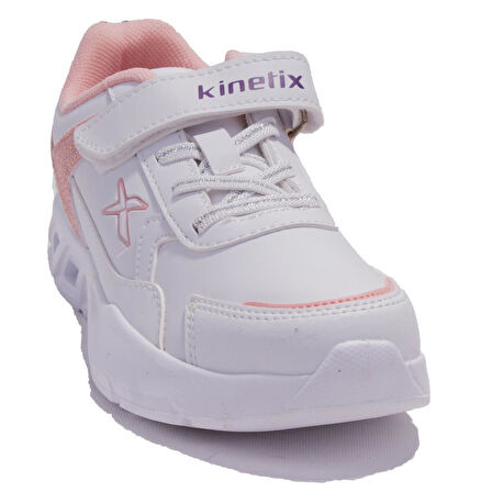 Kinetix Fergus Pu Beyaz Pembe Ortopedik Günlük Kız Çocuk Spor Ayakkabı