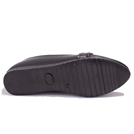 Dagoster DZA07-147199CN Siyah Ortopedik Günlük Babet Kadın Ayakkabı