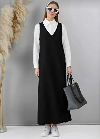 Kadın Astarsız Tüvit Jile Elbise 