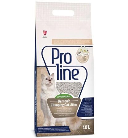 Pro Line Proline Vanilya Kokulu Ince Tane Topaklanan Kedi Kumu 10 Lt