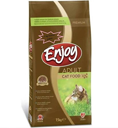 Enjoy Tavuklu Kedi Maması 16 Kg Bonus Paket